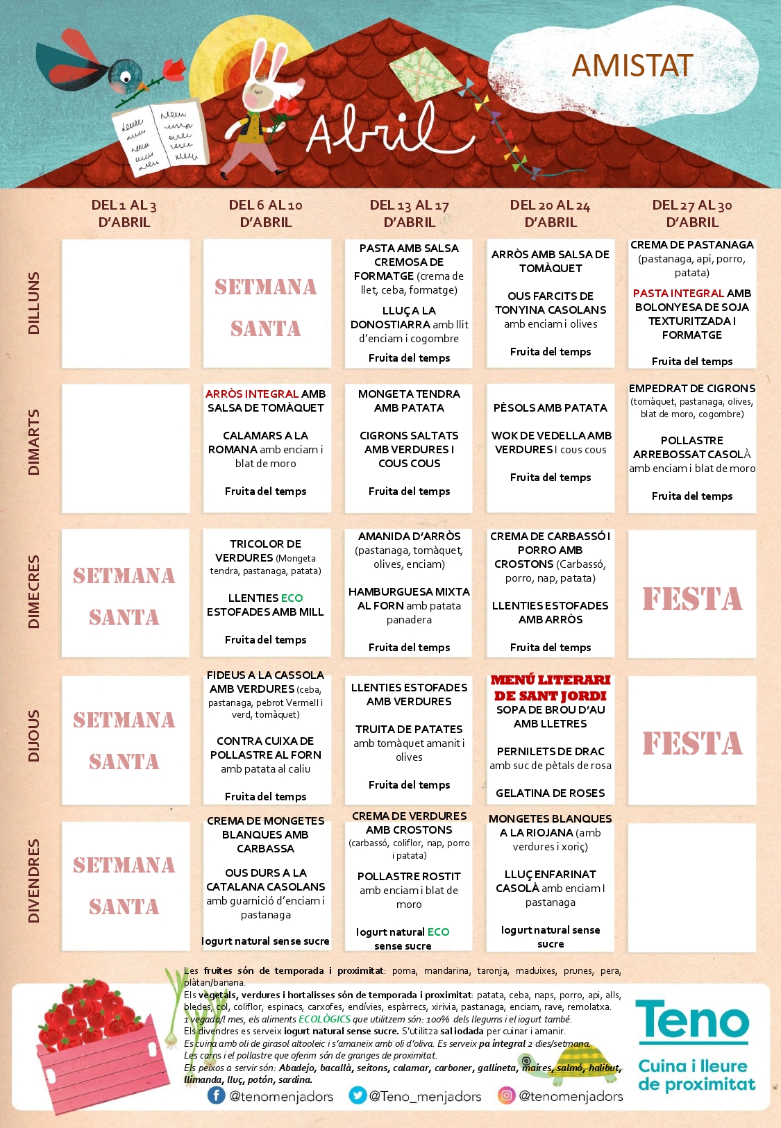 Menú Abril – Curs 25/26